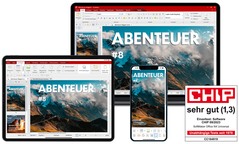 SoftMaker Office, das schnelle, leistungsstarke und kompatible Officepaket
